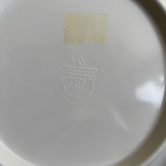 Le Cadeaux salad plates Blue Melamine. - Picture 2 of 6